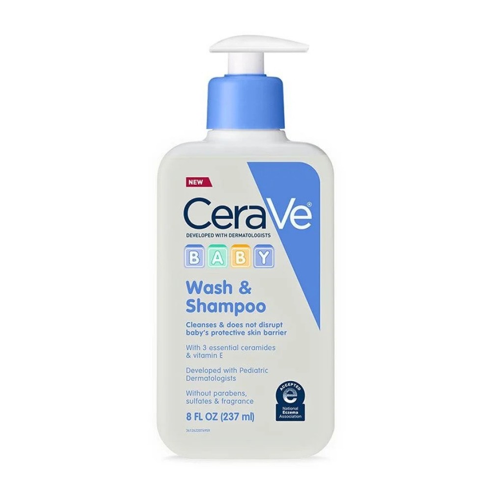 CeraVe Baby Wash & Shampoo, 473ml