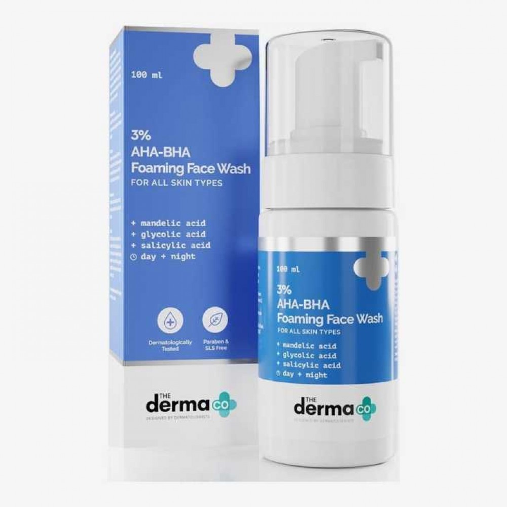The Derma Co. AHA BHA Foaming Daily Face Wash -100ml
