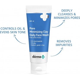 The Derma Co. Pore Minimizing Clay Daily Face Wash -100ml