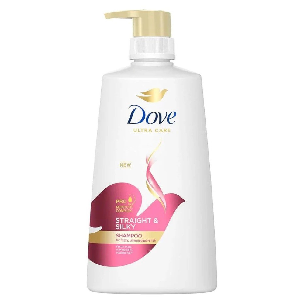 Dove Straight & Silky Shampoo -680ml