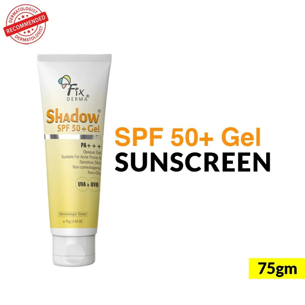 Fix Derma Shadow Sunscreen For Oily Skin SPF 50+ Gel