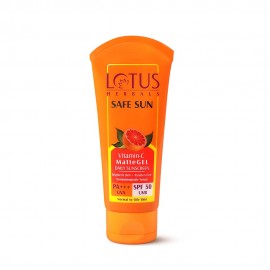 Lotus Herbals Safe Sun Vitamin C Matte Gel Daily Sunscreen SPF 50