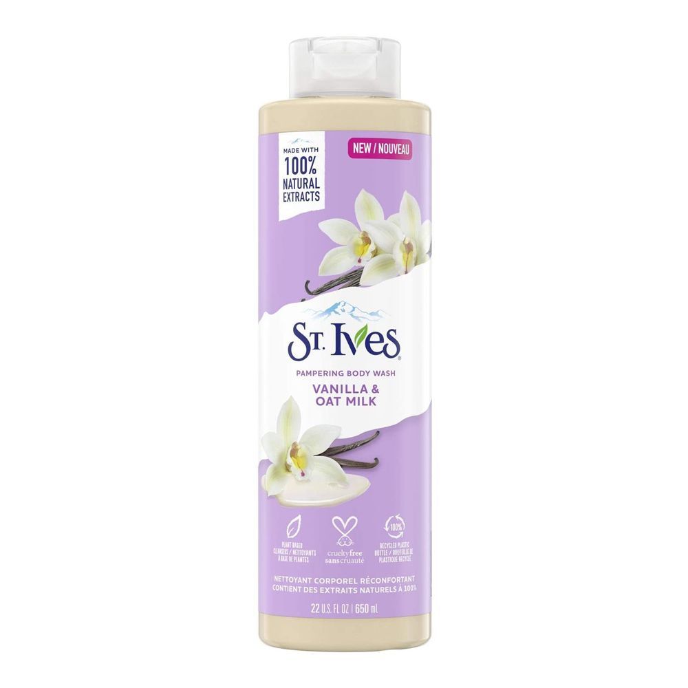 St. Ives Vanilla & Oatmilk Body Wash 650ml