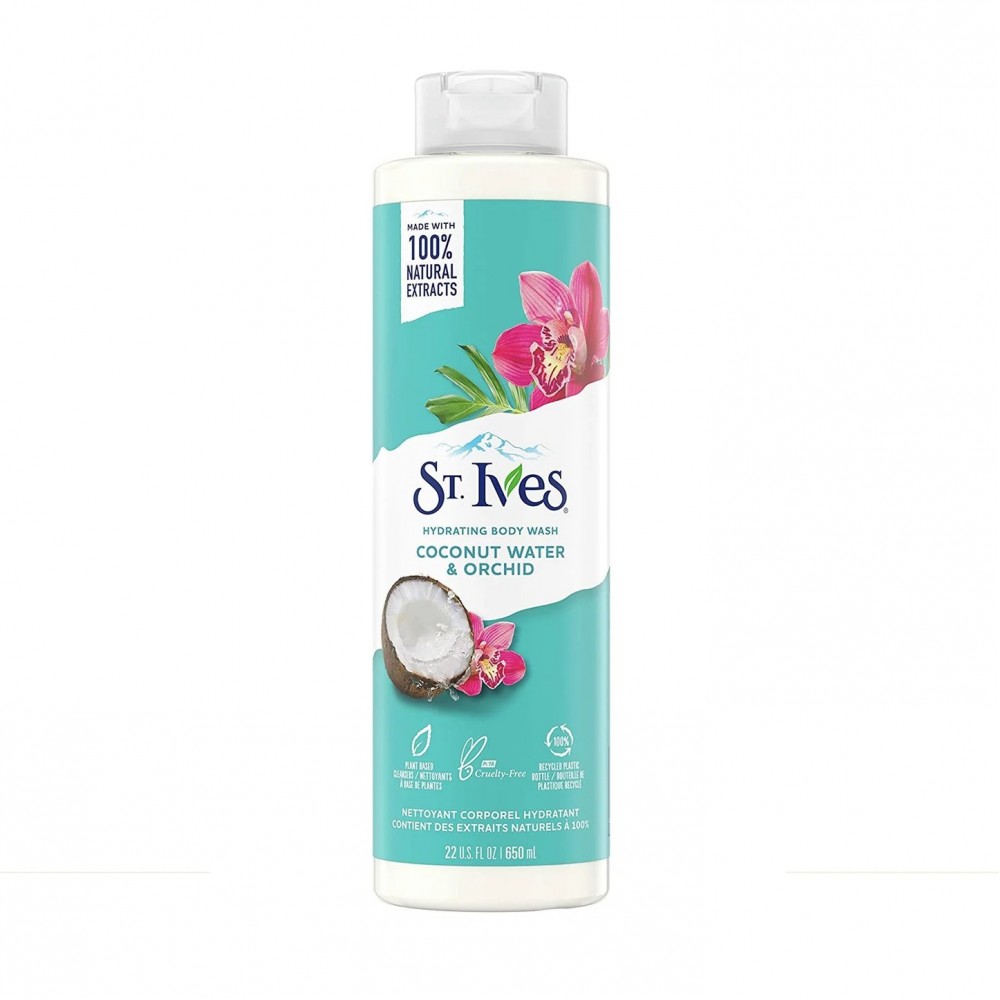 St. Ives Coconut Water And Orchid Body Wash 650ml