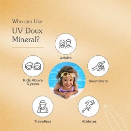 UV Doux Mineral Sunscreen Gel with SPF 50, PA+++ 50g