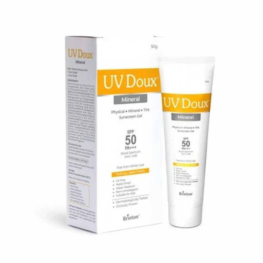 UV Doux Mineral Sunscreen Gel with SPF 50, PA+++ 50g